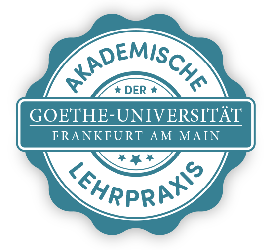 Siegel: Akademische Lehrpraxis der Goethe-Universität Frankfurt